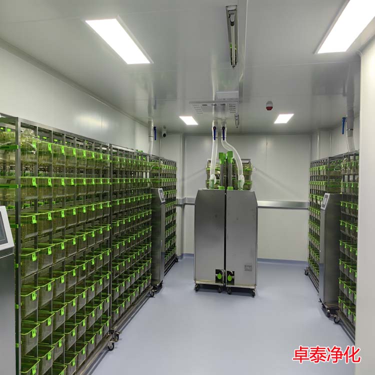 醫(yī)科院萬級無菌潔凈動物房裝修施工完成施工案例